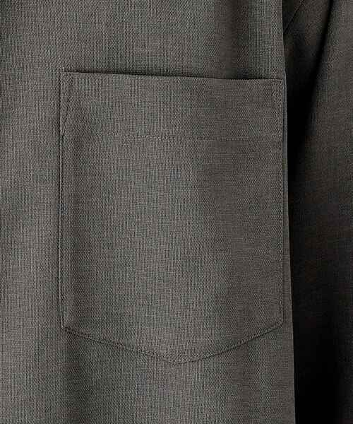 THE SHOP TK （ザ ショップ ティーケー ）の「TECLINO／テクリーノ 長袖オックスシャツ【洗濯機OK】（シャツ/ブラウス・メンズ・ブラウン系その他/チャコールグレー/ライトグレー・02/03/04）」の14枚目の写真