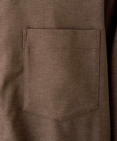 THE SHOP TK （ザ ショップ ティーケー ）の「TECLINO／テクリーノ 長袖オックスシャツ【洗濯機OK】（シャツ/ブラウス・メンズ・ブラウン系その他/チャコールグレー/ライトグレー・02/03/04）」の18枚目の写真
