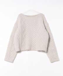 Chaos | Chaos(カオス)/ ブルーＦＯＸアランニット(デニムパンツ)