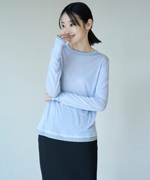 ソフトウール フェイクレイヤード ロンT