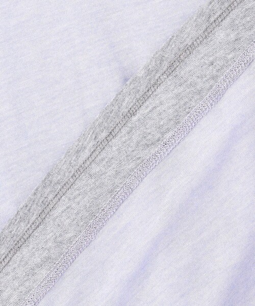 UNFILO(アンフィーロ)の「ソフトウール フェイクレイヤード ロンT(Tシャツ/カットソー・レディース・スカイブルー系/ライトイエロー系/グレー系・SMALL/LARGE/MEDIUM)」の19枚目の写真