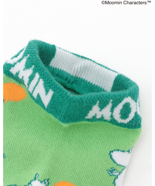 kladskap（クレードスコープ）の「【MOOMIN】ムーミン柄ショートソックス（ベビーシューズ/ベビーソックス・キッズ・サックスブルー/グリーン・11-13cm/S(13-15cm)/M(16-18cm)）」の7枚目の写真