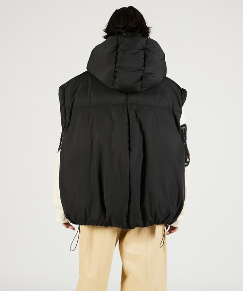 PRANK PROJECT（プランクプロジェクト）の「オーバーパファーダウンジャケット / Over-Puffer Down Jacket（ダウンジャケット/コート・レディース・ホワイト/レッド/ブラック・FREE）」の16枚目の写真