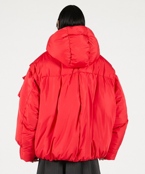 赤いダウンジャケット オーバーパファーダウンジャケット / Over-Puffer Down Jacket（ダウン