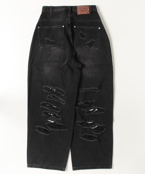 韓国ブランド(FANCY CLUB)デニム A'GEM/9 × .kom 『FANCY CLUB/ファンシークラブ』 WASHED DAMAGE DENIM