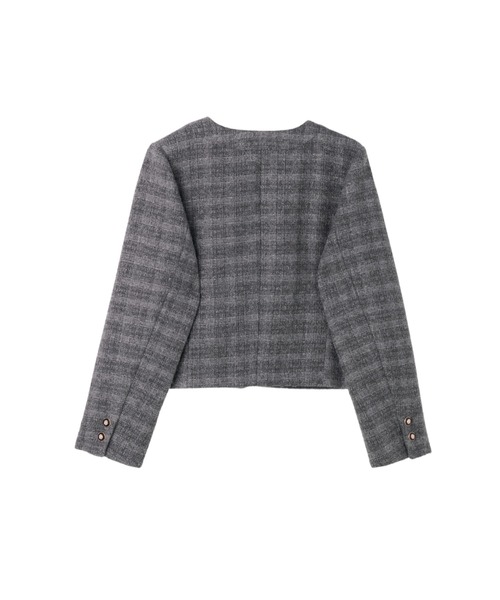Charlotte Tweed Jacket（ノーカラージャケット）｜Her lip to（ハー