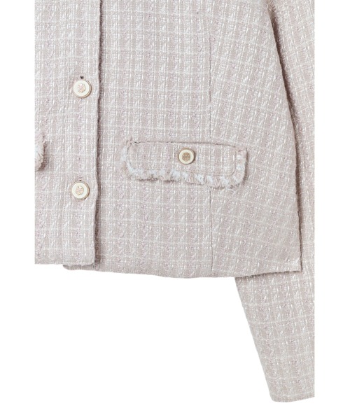 Charlotte Tweed Jacket（ノーカラージャケット）｜Her lip to（ハー