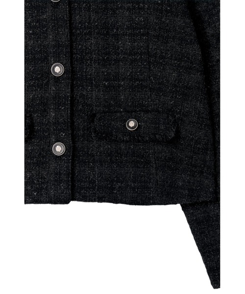 Charlotte Tweed Jacket（ノーカラージャケット）｜Her lip to（ハー