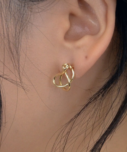 セール】ニュアンスノットピアス（ピアス（両耳用））｜Heartdance