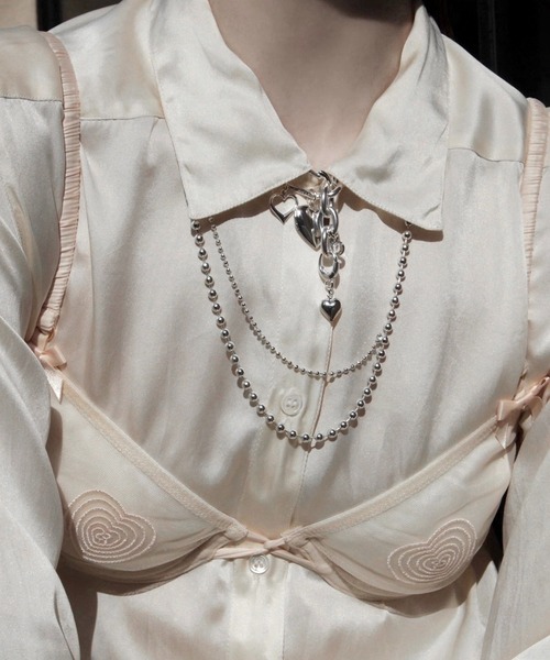 Soierie（ソワリー）の「ロケット ネックレス / Locket necklace（ネックレス・レディース・シルバー・FREE）」の9枚目の写真