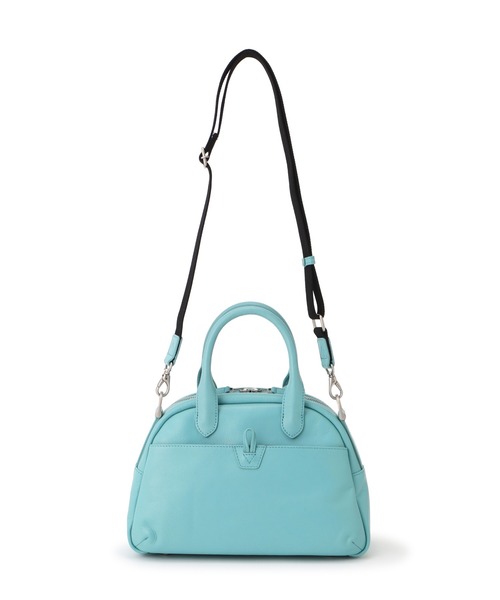 VARSITY LEATHER MINI-BOSTON BAG/ バーシティー レザー ミニ ボストン