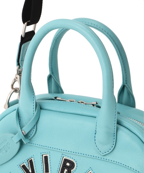 VARSITY LEATHER MINI-BOSTON BAG/ バーシティー レザー ミニ ボストン