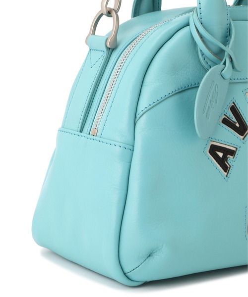 VARSITY LEATHER MINI-BOSTON BAG/ バーシティー レザー ミニ ボストン