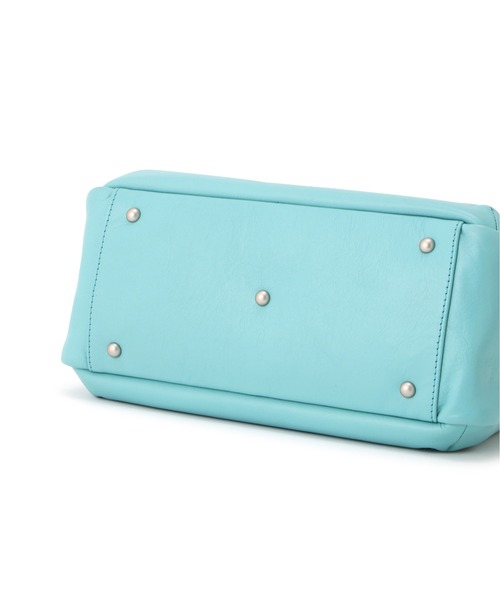 VARSITY LEATHER MINI-BOSTON BAG/ バーシティー レザー ミニ ボストン