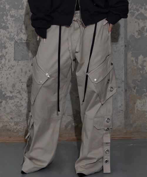 セール】【FANCY CLUB】DETACHABLE CARGO STRAP PANTS / 【ファンシー