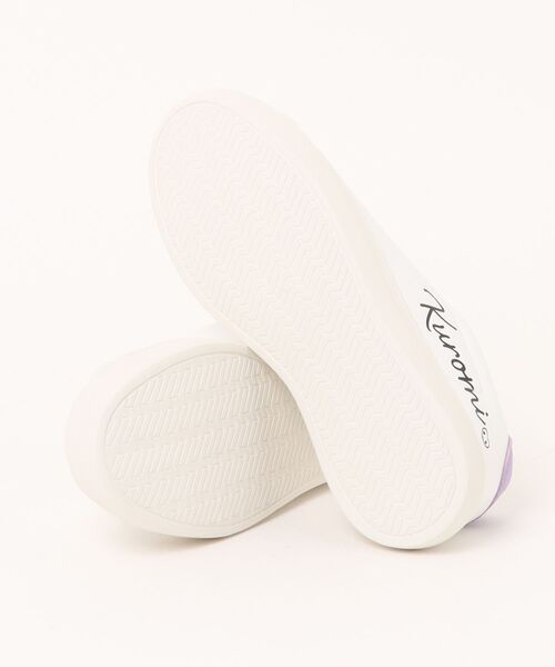 sanrio（サンリオ）の「【SANRIO】コートタイプスニーカー（スニーカー・レディース・ホワイト×パープル/ブラック/ホワイト×グリーン/ホワイト×ピンク・22.5cm/23.0cm/23.5cm/24.0cm/24.5cm）」の6枚目の写真