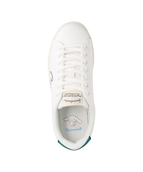 sanrio（サンリオ）の「【SANRIO】コートタイプスニーカー（スニーカー・レディース・ホワイト×パープル/ブラック/ホワイト×グリーン/ホワイト×ピンク・22.5cm/23.0cm/23.5cm/24.0cm/24.5cm）」の20枚目の写真