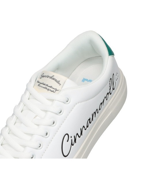 sanrio（サンリオ）の「【SANRIO】コートタイプスニーカー（スニーカー・レディース・ホワイト×パープル/ブラック/ホワイト×グリーン/ホワイト×ピンク・22.5cm/23.0cm/23.5cm/24.0cm/24.5cm）」の22枚目の写真