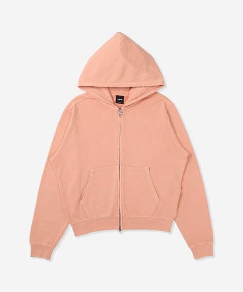 Hurley （ハーレー）の「【Hurley:ハーレー】スウェットフルジップフーディー　ジップパーカー　SWEAT OE PIGMENT FZ HOODIE（パーカー・メンズ・ブラック/カーキブラウン/ネイビー/ピンク・SMALL/MEDIUM/LARGE/X-LARGE）」の4枚目の写真