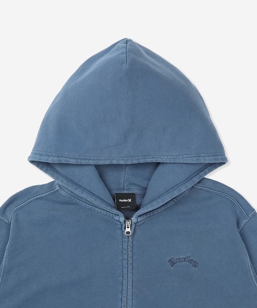 Hurley （ハーレー）の「【Hurley:ハーレー】スウェットフルジップフーディー　ジップパーカー　SWEAT OE PIGMENT FZ HOODIE（パーカー・メンズ・ブラック/カーキブラウン/ネイビー/ピンク・SMALL/MEDIUM/LARGE/X-LARGE）」の22枚目の写真