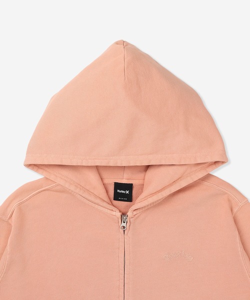 Hurley （ハーレー）の「【Hurley:ハーレー】スウェットフルジップフーディー　ジップパーカー　SWEAT OE PIGMENT FZ HOODIE（パーカー・メンズ・ブラック/カーキブラウン/ネイビー/ピンク・SMALL/MEDIUM/LARGE/X-LARGE）」の19枚目の写真