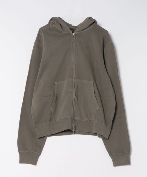 Hurley （ハーレー）の「【Hurley:ハーレー】スウェットフルジップフーディー　ジップパーカー　SWEAT OE PIGMENT FZ HOODIE（パーカー・メンズ・ブラック/カーキブラウン/ネイビー/ピンク・SMALL/MEDIUM/LARGE/X-LARGE）」の16枚目の写真