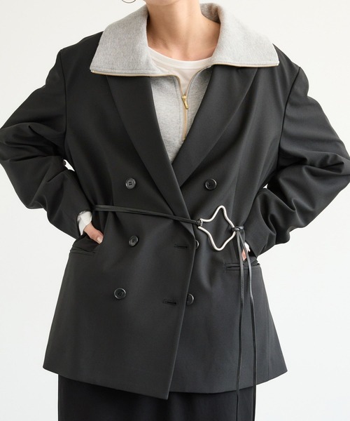 BARNYARDSTORM（バンヤードストーム）の「BARNYARDSTORM / ニュアンスパーツベルト（ベルト・レディース・ブラック・0）」の2枚目の写真