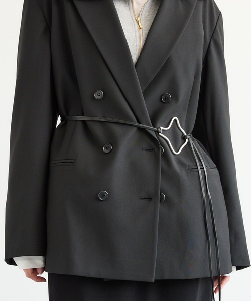 BARNYARDSTORM（バンヤードストーム）の「BARNYARDSTORM / ニュアンスパーツベルト（ベルト・レディース・ブラック・0）」の3枚目の写真