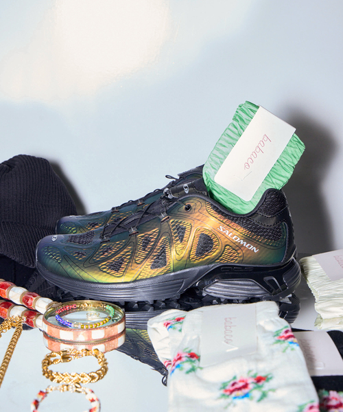 babaco（ババコ）の「Babaco CRUSHED SOCKS BA02-BN67HS：靴下（ソックス/靴下・レディース・ブラック/アイボリー/グリーン・SMALL）」の7枚目の写真