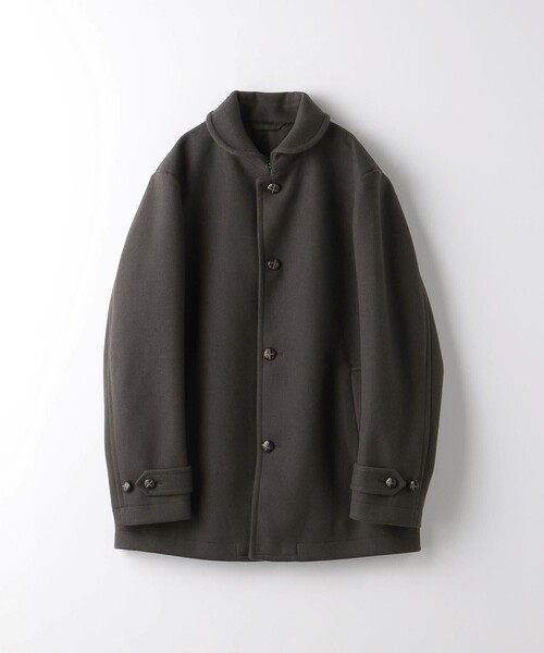 A DAY IN THE LIFE UNITED ARROWS（アデイインザライフユナイテッドアローズ）の「ニット メルトン ショールカラー コート＜A DAY IN THE LIFE＞（その他アウター・メンズ・ベージュ/オリーブ・S/M/L/XL）」の2枚目の写真