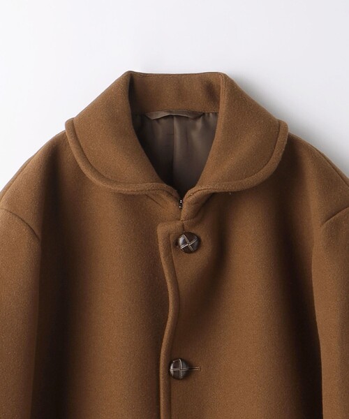 セール】ニット メルトン ショールカラー コート＜A DAY IN THE LIFE