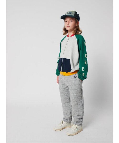 BOBO CHOSES（ボボショーズ）の「Quilted jogging長パンツ【キッズ】（その他パンツ・キッズ・グレー・110/120/130）」の2枚目の写真