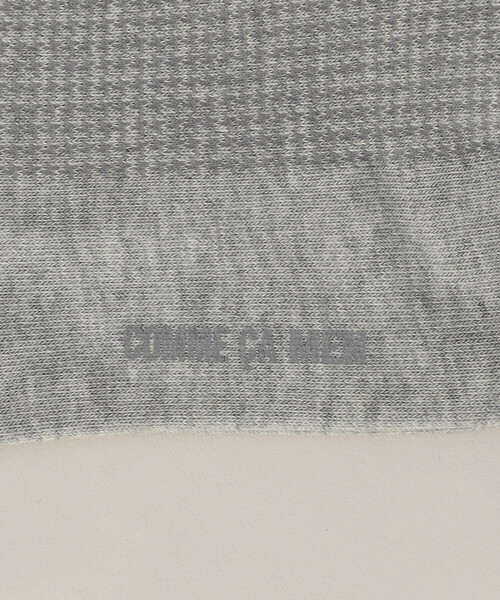 COMME CA MEN（コムサメン）の「千鳥柄 クルーソックス（ソックス/靴下・メンズ・ブラック/ネイビー/グレー/ブラウン・27.0cm）」の8枚目の写真