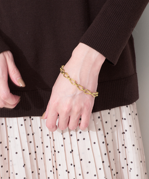 SLOBE IENA（スローブイエナ）の「HARPIE/ハーピー チェーンブレスレット APOLLO（ブレスレット・レディース・ゴールド・FREE）」の3枚目の写真