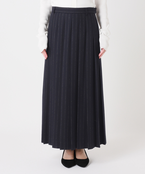 クラシックストライプ プリーツスカート（スカート）｜journal