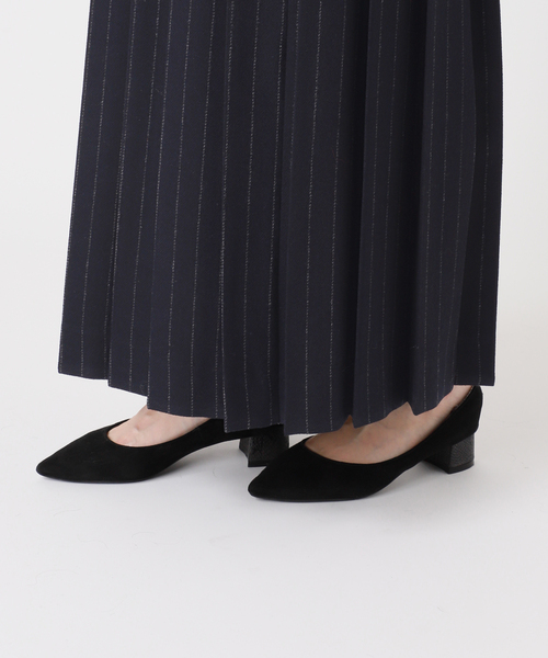 journal standard L'essage（ジャーナルスタンダードレサージュ）の「クラシックストライプ プリーツスカート（スカート・レディース・チャコールグレー/ネイビー・36/38）」の18枚目の写真