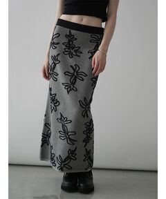 IMANE JACQUARD WRAP SKIRT（スカート）｜Ameri（アメリ）の