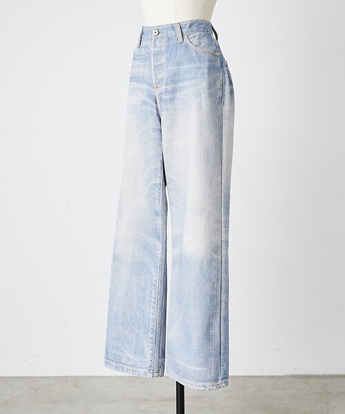 BEARDSLEY（ビアズリー）の「《LEVAR》デジタルプリントデニム（デニムパンツ・レディース・ブルー・MEDIUM）」の12枚目の写真