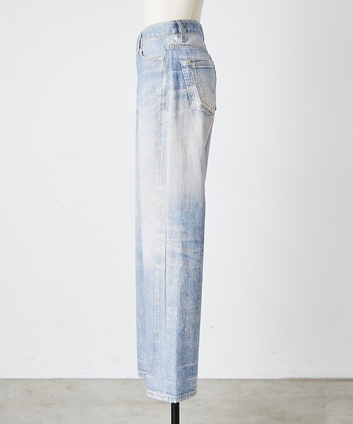 BEARDSLEY（ビアズリー）の「《LEVAR》デジタルプリントデニム（デニムパンツ・レディース・ブルー・MEDIUM）」の13枚目の写真