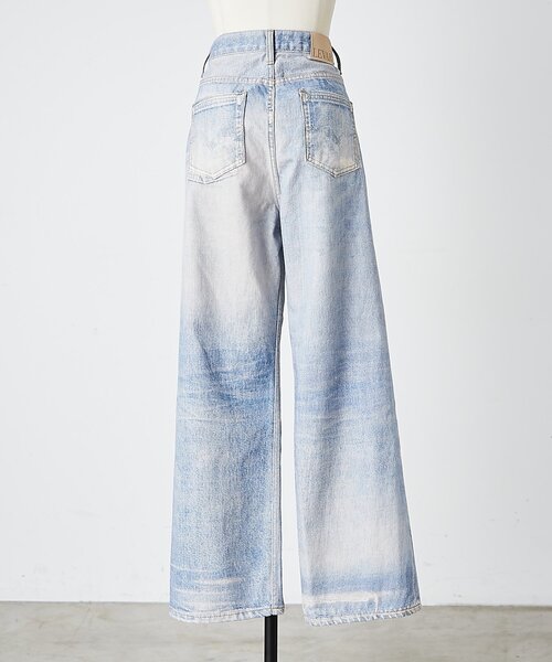 BEARDSLEY（ビアズリー）の「《LEVAR》デジタルプリントデニム（デニムパンツ・レディース・ブルー・MEDIUM）」の14枚目の写真