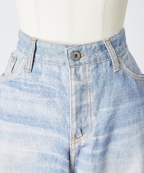 BEARDSLEY（ビアズリー）の「《LEVAR》デジタルプリントデニム（デニムパンツ・レディース・ブルー・MEDIUM）」の15枚目の写真