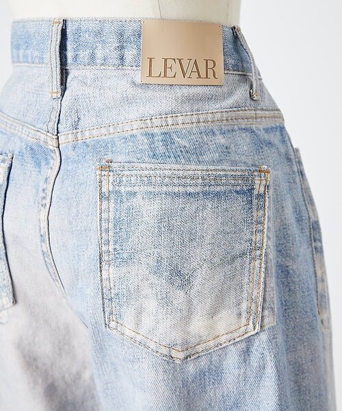 BEARDSLEY（ビアズリー）の「《LEVAR》デジタルプリントデニム（デニムパンツ・レディース・ブルー・MEDIUM）」の18枚目の写真