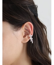 Edit Sheen | リボンポイントイヤーカフ(ペア)(イヤーカフ)