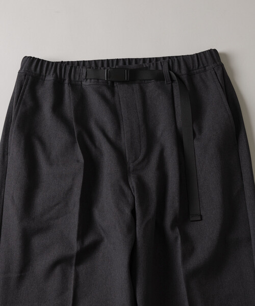 FREAK'S STORE（フリークスストア）の「T/R ウェービングベルト スラックスパンツ（スラックス・メンズ・その他13/ブラック/チャコールグレー/グレー・LARGE/MEDIUM）」の6枚目の写真