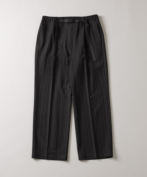 FREAK'S STORE（フリークスストア）の「T/R ウェービングベルト スラックスパンツ（スラックス・メンズ・その他13/ブラック/チャコールグレー/グレー・LARGE/MEDIUM）」の20枚目の写真