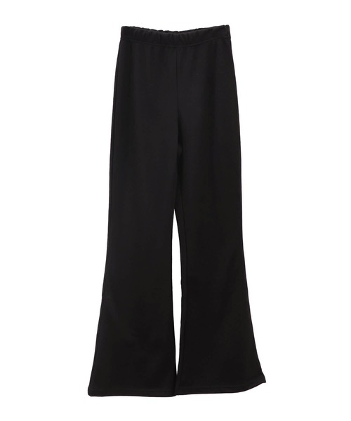 ISOOK（アイスー）の「スウェットフレアパンツ(kiharu select) / スウェットパンツ ハイウエスト ハイライズ ウエストゴム グレー ブラック 春服（スウェットパンツ・レディース・ブラック/グレー・FREE）」の12枚目の写真