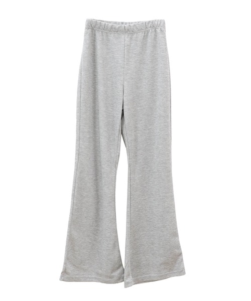 ISOOK（アイスー）の「スウェットフレアパンツ(kiharu select) / スウェットパンツ ハイウエスト ハイライズ ウエストゴム グレー ブラック 春服（スウェットパンツ・レディース・ブラック/グレー・FREE）」の13枚目の写真