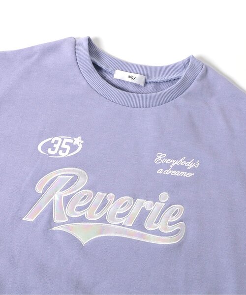 algy（アルジー）の「オーロラロゴアップリケトレーナー（スウェット・キッズ・チャコール/オフホワイト/ラベンダー・X-SMALL/XX-SMALL/MEDIUM/SMALL）」の11枚目の写真