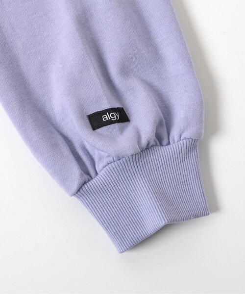 algy（アルジー）の「オーロラロゴアップリケトレーナー（スウェット・キッズ・チャコール/オフホワイト/ラベンダー・X-SMALL/XX-SMALL/MEDIUM/SMALL）」の15枚目の写真