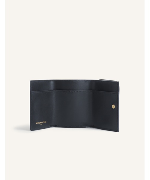 Maison Kitsune（メゾンキツネ）の「EDIE COMPACT WALLET（財布・レディース・ブラウン/ブラック/バーガンディー/ライトグリーン系・U）」の7枚目の写真